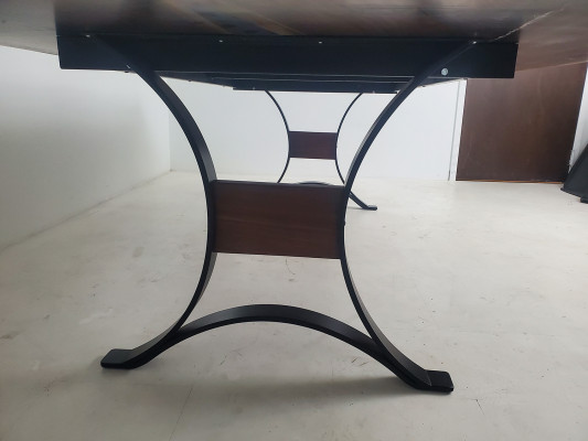 Dësch Iessdësch Dëscher Epoxidharz Epoxy Waasserfall Echt Holz Massiv Miwwelen