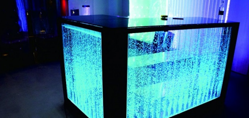 Bar-Dësch Waasser Mauer Bar-Thek beliichten Bar-Dësch Bar-Thek LED Regal Miwwelen Neien