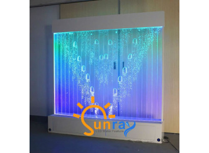 Mauere LED Modern Trennmauer Waasser Waasserwand Beliicht Mauer