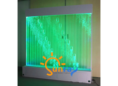 Modern Trennmauer Waasser Maueren LED Waasserwand Beliichte dekorativ Mauer