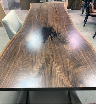 Iessdësch Design Dësch Modern Dëscher Mier Ozean Floss Miwwelen 240x100 Epoxidharz