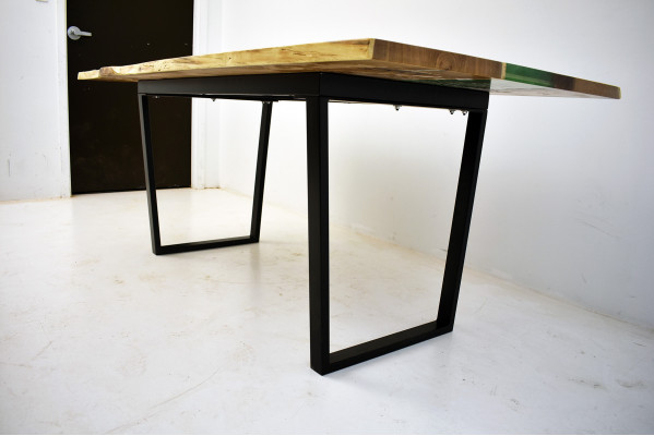 Iessdësch Mier Waasser Floss Echt Holz Flosssdësch 200x90 Dëscher