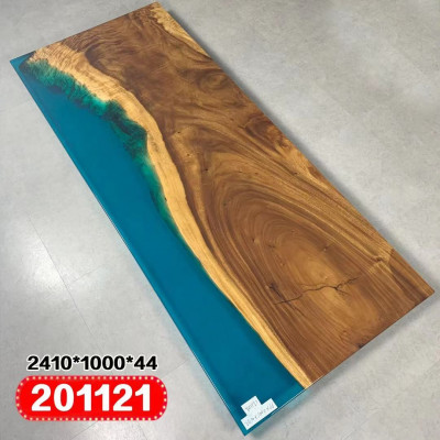 Iessdësch River Dësch Eechte Holz Flosdësch 241x100 Massiv Dëscher