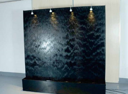 Waasserblasen Wandpaneel LED Waasserwand Waasserwänn Wand