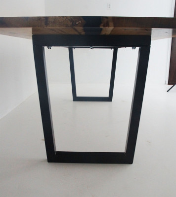 Iessdësch Holz Dëscher Wunn- Iesszëmmer Dësch 220x90 Massivholz Iessdëscher