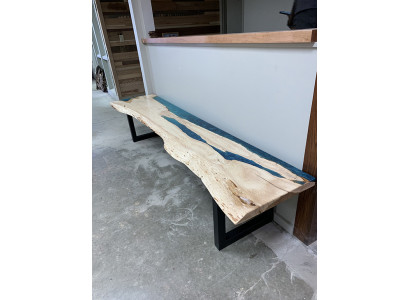 Konsolendësch Niewendësch Epoxy Dësch Sideboard Konsolendësch Wanddëscher Epoxy Nei