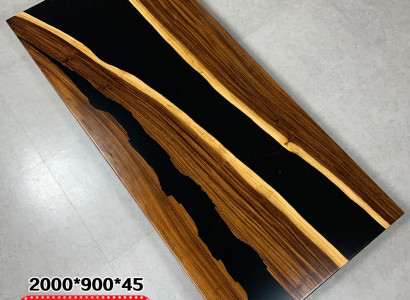 Dësch Iessdësch Dëscher Epoxidharz Epoxy Echt Holz Massivt Design