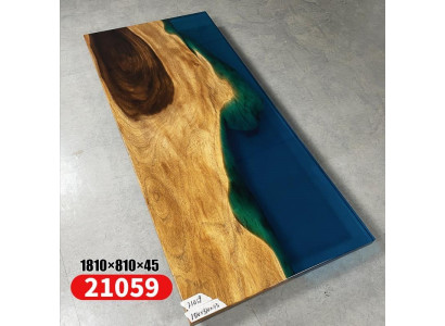 Iessdësch Mier Waasser Floss Echt Holz Flossdësch 181x81cm Dëscher