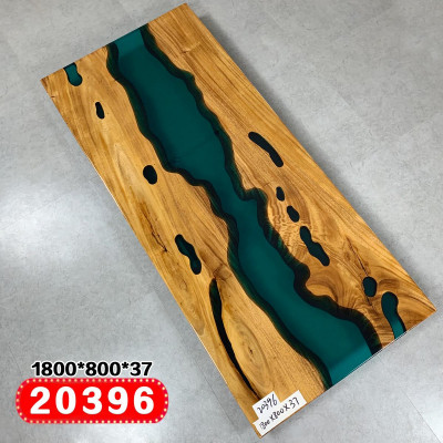 Floss Dëscher Iessdësch Design Dësch Modern Miwwelen 180x80 Epoxy Harz