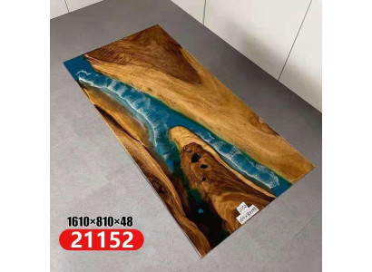 Iessen Dësch Mier Waasser Floss Echt Holz Flossdësch 161x81 Dëscher