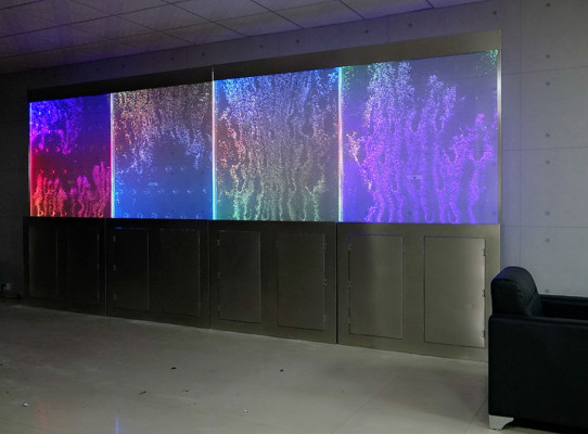 Modern Trennmauer Waasser Maueren LED Waasserwand beliichten Mauer