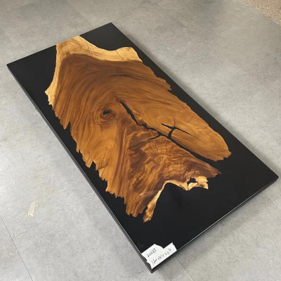 Epoxidharz Iessdësch River Table Massiv Dëscher 160x81 Flossdësch Nei
