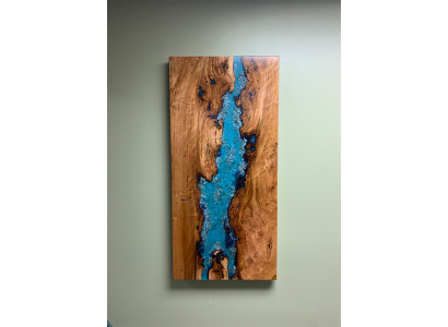 Epoxidbild Wandbild 120*70 Bild Wand Biller Handaarbecht Design Epoxy Molerei