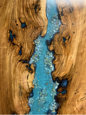 Epoxidbild Wandbild 120*70 Bild Wand Biller Handaarbecht Design Epoxy Molerei