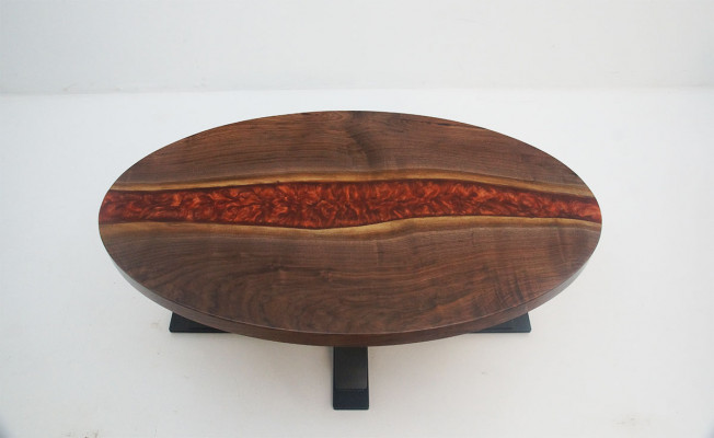 Niewentstull Designer Dësch Couchtisch Handgemaacht Präis 1m² Nei