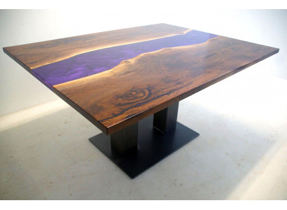 Dësch Epoxidharz Epoxy Resin Flësseg Echt Holz Präis 1qm Dëscher Moosaarbecht