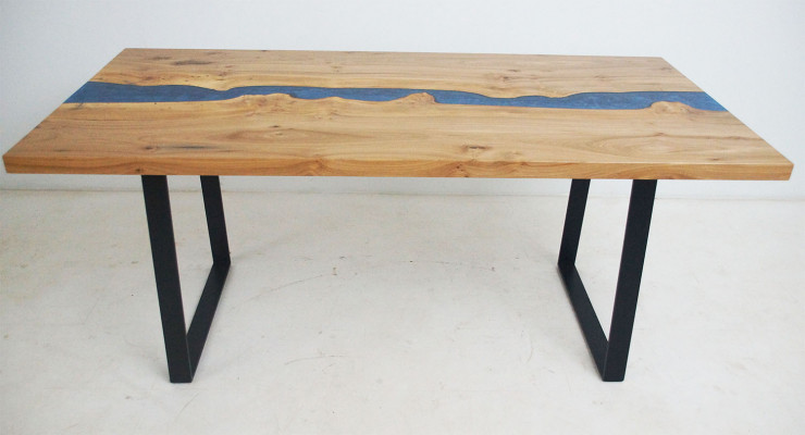 Moossgemaach Echt Holz Epoxyharz Dësch Epoxy Floss Präis 1qm Dëscher Resin