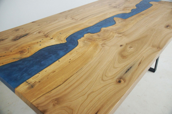 Moossgemaach Echt Holz Epoxyharz Dësch Epoxy Floss Präis 1qm Dëscher Resin