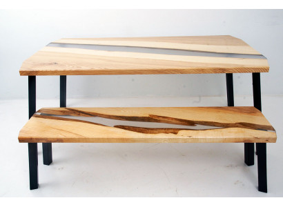 Konsolendësch Bäisedësch Sideboard Konsolendësch Wanddëscher Epoxy Nei Epoxid