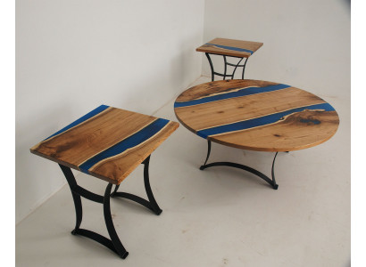 Epoxy Floss Moosaanferdegung Dësch Epoxidharz Echtholt Präis 1m2 Dëscher Resin