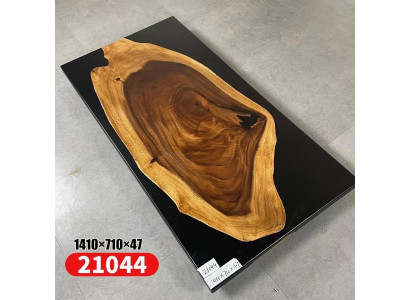 Luxus Iessdësch River Table Massiv Dëscher 141*71 Flossdësch Echt Holz