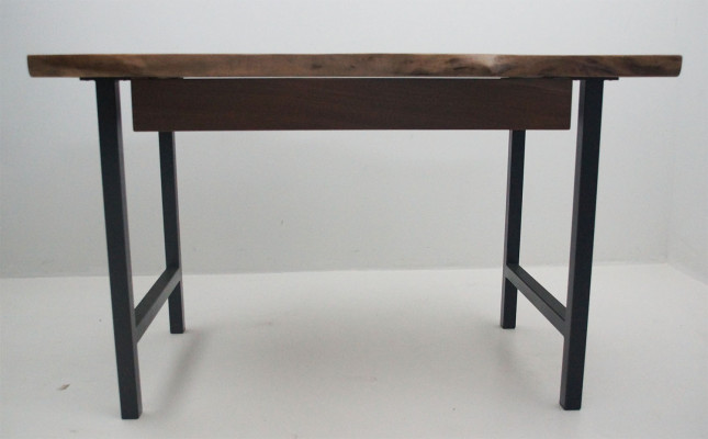 Designer Miwwel Schreifdësch 100*70cm Handgemaach Holz Dëscher Massiv