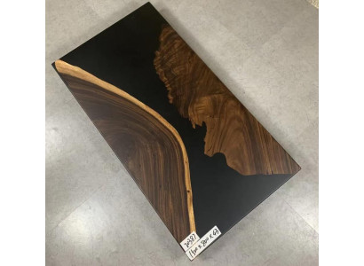 Iessdësch Flossdësch Echt Dekor Holz Flossdësch Massiv Epoxyharz Dëscher