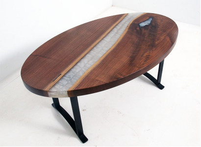 Konferenzdësch Versammlungsdëscher Design Dësch Epoxidharz Kichendësch