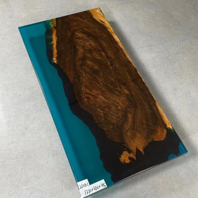Couchtisch River Table Echt Holz Flossdësch Massiv Epoxidharz Still