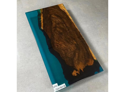 Couchtisch River Table Echt Holz Flossdësch Massiv Epoxidharz Still