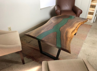 Couchtisch Handgemaachten Bäitelltësch Designer Dësch Couchtisch