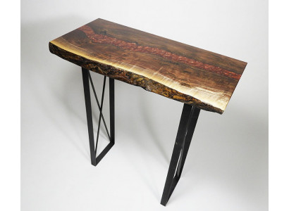 Handaarbecht massiver Couchtisch Designer Dësch Epoxid Konsole Dëscher