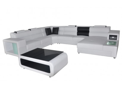 Design Liederpolster Eck Lieder Sëtz Sofa Polster Eck Wunnlandschaft Zëmmer Nei