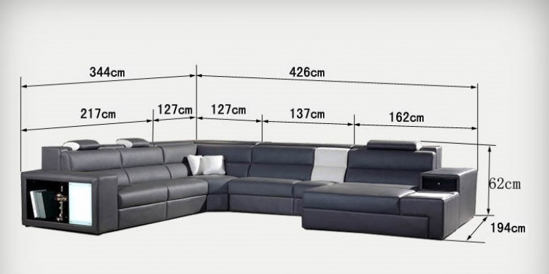Design Liederpolster Eck Lieder Sëtz Sofa Polster Eck Wunnlandschaft Zëmmer Nei