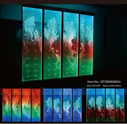 Modern Trennmauer Waassermauer Wänn Waasserfall Waassermauer Led