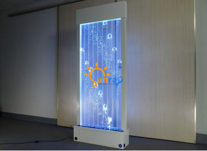Trennwand Regal Schaf Wasserwand Kolonn Maueren Waterwall LED