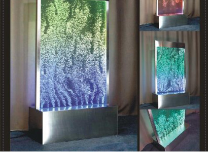 Wandpaneel LED Waasserwand Waasser Wänn Waasserblose Dekorativ Modern Wand