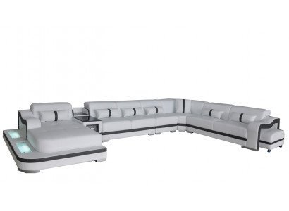 Lieder Couche Polster Sëtz Wunnlandschaft Design Modern Eck Garnitur Sofa U Form