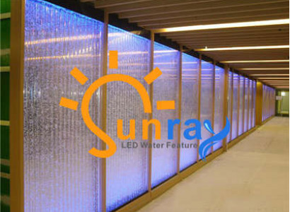 Trennwand Regal Schaf Wandsäule Waasserwand Kolonn Maueren LED 60x240 Waasserwänn Waasserwand