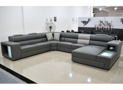 Gammaise Wunnlandschaft Design Modern Lieder Sofae Grouw Nei Sofa U-Form Stoffsofa Couch