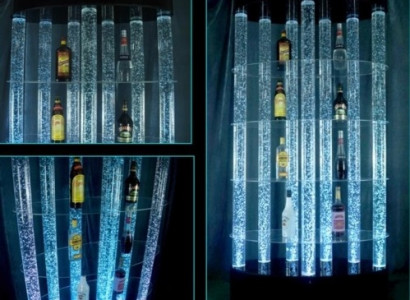 Sailen LED Waasser Mauer Bar Regal Waassersailen Theke Designer