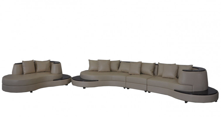 Wunn Design Canapé Ronn Ecksofa Polster Ronne Sëtzgrupp Zëmmer Landschaft USB