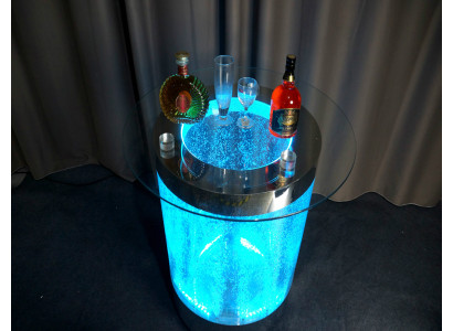Led Bar Dësch Waasser Mauer Bar Comptoir Regal Miwwel Beliichten Dësch.