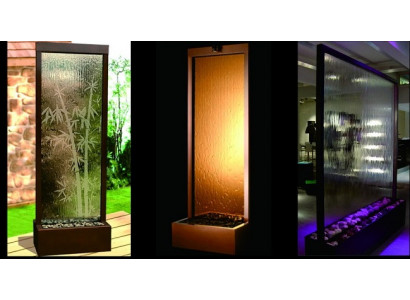 Designer Trennmauer Luxus Maueren Waassersailen Waterwall Trennmaueren