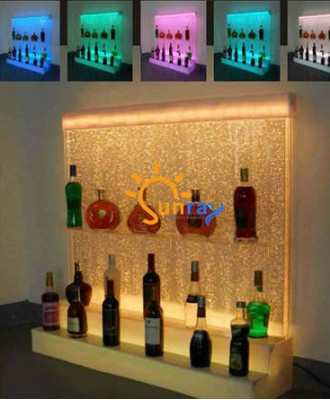 LED Regal Bar Waasser Mauer Sail Beliicht Waassermaueren Bar Theke Regal Miwwelen