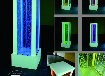 Waasser Wand Led Bar Regal Kolonn Waasserkolonnen Comptoir Designer Beliicht