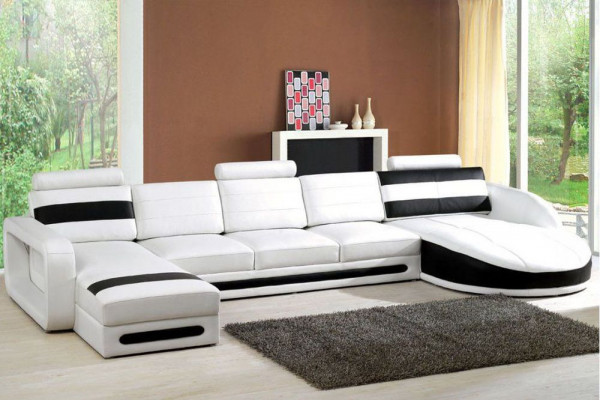 Wunnlandschaft Sofa mat USB Ecksofa Eckcouch Polster Garnitur Eck Eck Sofas XXL