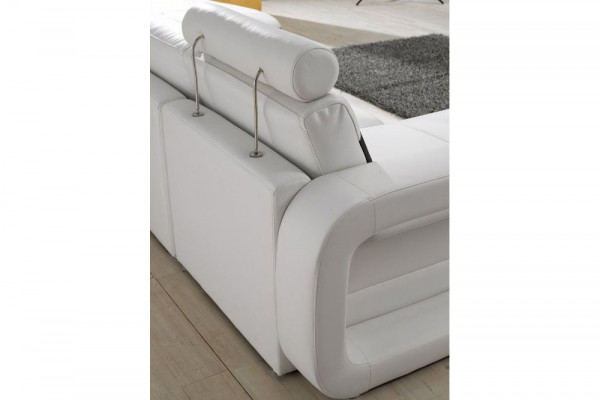 Wohnlandschaft Sofa Cannapé Eck Couch Polster Garnitur Eck Eck Sofas XXL Ecksofa mat USB
