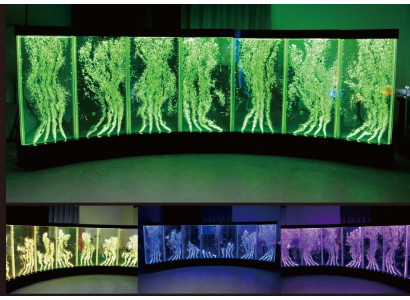 Wandpanel Waasserblasen LED Wänn Designer Waasser Wand Beliichtete