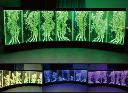 Wandpanel Waasserblasen LED Wänn Designer Waasser Wand Beliichtete